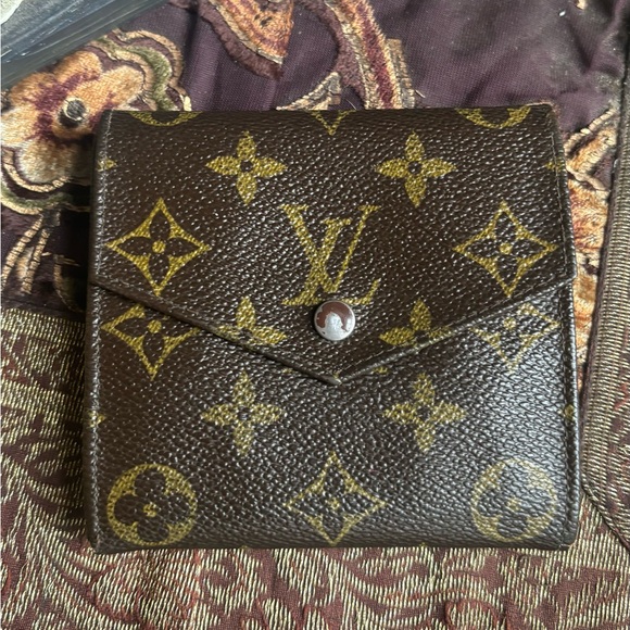 Authentic Louis Vuitton Elise Monogram two sides snap Wallet - Picture 15 of 16